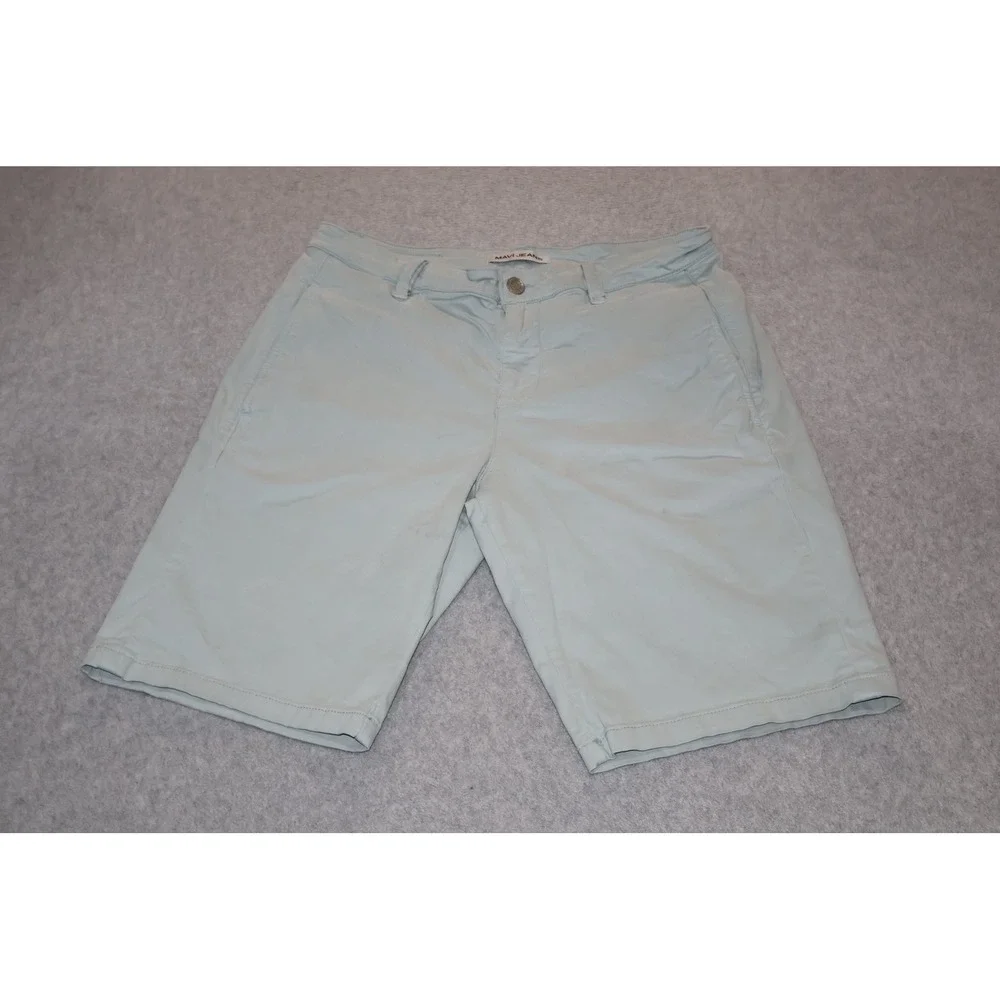 Mavi Jeans Mike Shorts Mens 34 Light Blue Chino Cotton Blend M04332 **